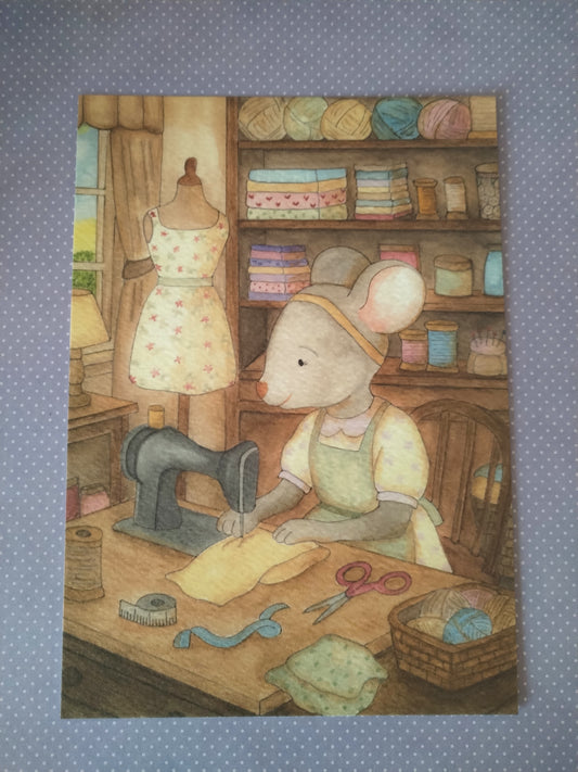 Carte illustrée A5